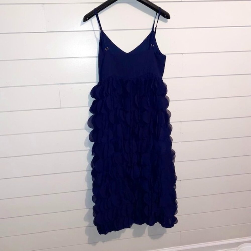 NWT Trina Turk Carolina Circular Applique Midi-Dress - Indigo (Women's Size 4) - Picture 7 of 9